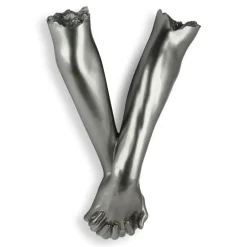 Statues & Sculptures Wall Art|Contemporary^Everlasting Embrace 55cm Anthracite Resin Wall Sculpture