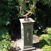 Statues & Sculptures Armillary Sundials^Floral Armillary Stone Garden Sundial