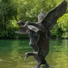 Statues & Sculptures Ducks^Flying Ducks 82cm Bronze Metal Garden Statue