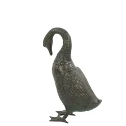 Statues & Sculptures Goose^Goose 55cm Bronze Metal Garden Ornament