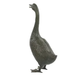 Statues & Sculptures Goose^Goose 66cm Bronze Metal Garden Ornament