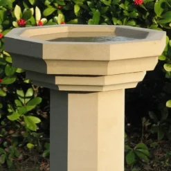 Statues & Sculptures Bird Baths^Gothic Design Stone Garden Birdbath