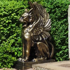 Statues & Sculptures Griffins^Gothic Griffin Bronze Metal Garden Statue