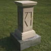 Statues & Sculptures Plinths & Pedestals|Garden Sundials^Grand Square 81cm Stone Sundial Pedestal
