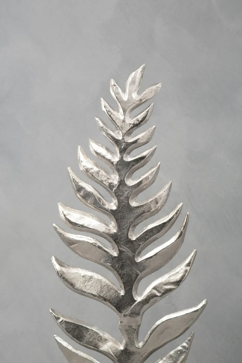 Statues & Sculptures Table Top|Contemporary^Harmonic Leaf 67cm Metal Indoor Sculpture