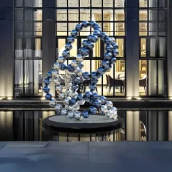 Statues & Sculptures Giant|Floor Standing^Hyper Bubbles 162cm Silver Metal Garden Sculpture