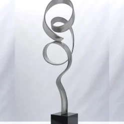 Statues & Sculptures Contemporary^Infinite 130cm Metal Stainless Metal Garden Sculpture