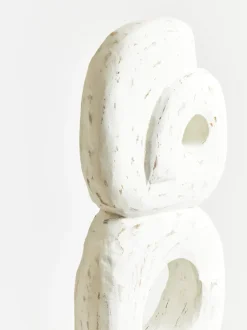 Statues & Sculptures Table Top|Abstract^Infinite Quartet 61cm White Wood Indoor Sculpture