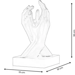 Statues & Sculptures Table Top|Contemporary^Infinite Touch 36cm Bronze Resin Indoor Sculpture