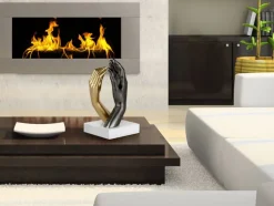 Statues & Sculptures Table Top|Contemporary^Infinite Touch 36cm Gold Resin Indoor Sculpture