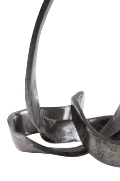Statues & Sculptures Table Top|Abstract^Infinity Knot 22cm Black Metal Indoor Sculpture