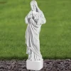 Statues & Sculptures Jesus^Jesus Christ 42cm Marble Resin Garden Statue