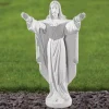 Statues & Sculptures Jesus^Jesus Christ 43cm Marble Resin Garden Statue