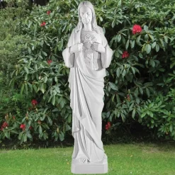 Statues & Sculptures Jesus^Jesus Christ 82cm Marble Resin Garden Statue