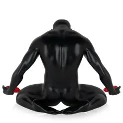 Statues & Sculptures Figurative|Table Top^Lost Affection 32cm Black Resin Indoor Sculpture