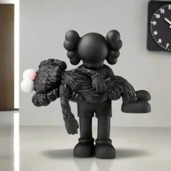 Statues & Sculptures Figurative|Floor Standing^Lucify Guardian 135cm Black Resin Indoor Sculpture