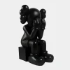 Statues & Sculptures Figurative|Floor Standing^Lucify Hide 70cm Black Resin Indoor Sculpture