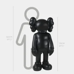 Statues & Sculptures Figurative|Floor Standing^Lucify Seek 135cm Black Resin Indoor Sculpture