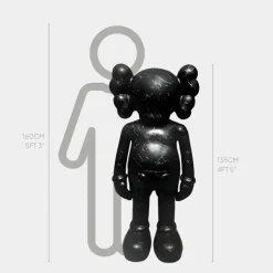 Statues & Sculptures Figurative|Floor Standing^Lucify Seek 135cm Cosmic Black Resin Indoor Sculpture
