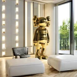 Statues & Sculptures Figurative|Floor Standing^Lucify Seek 135cm Gold Resin Indoor Sculpture