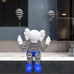 Statues & Sculptures Figurative|Floor Standing^Lucify Up 110cm Blue Resin Indoor Sculpture
