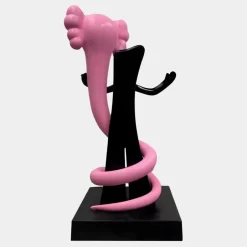 Statues & Sculptures Giant|Floor Standing^Lucify Viper 176cm Pink Resin Indoor Sculpture