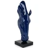 Statues & Sculptures Floor Standing|Animals^Majestic Horse Head 70cm Blue Resin Indoor Sculpture