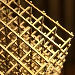 Statues & Sculptures Table Top|Floor Standing^Multiverse 100cm Gold Geometric Metal Garden Sculpture