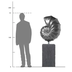 Statues & Sculptures Abstract|Contemporary^Nautical 173cm Resin Bronze Home & Garden Sculpture