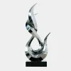Statues & Sculptures Table Top|Floor Standing^Nexus Ignite 93cm Silver Metal Indoor Sculpture v1