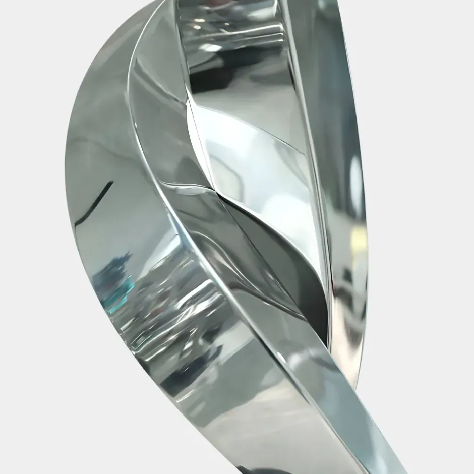 Statues & Sculptures Table Top|Floor Standing^Nexus Ignite 85cm Silver Metal Indoor Sculpture v2