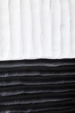 Statues & Sculptures Table Top|Abstract^Night & Day 41cm Black & White Wood Indoor Sculpture