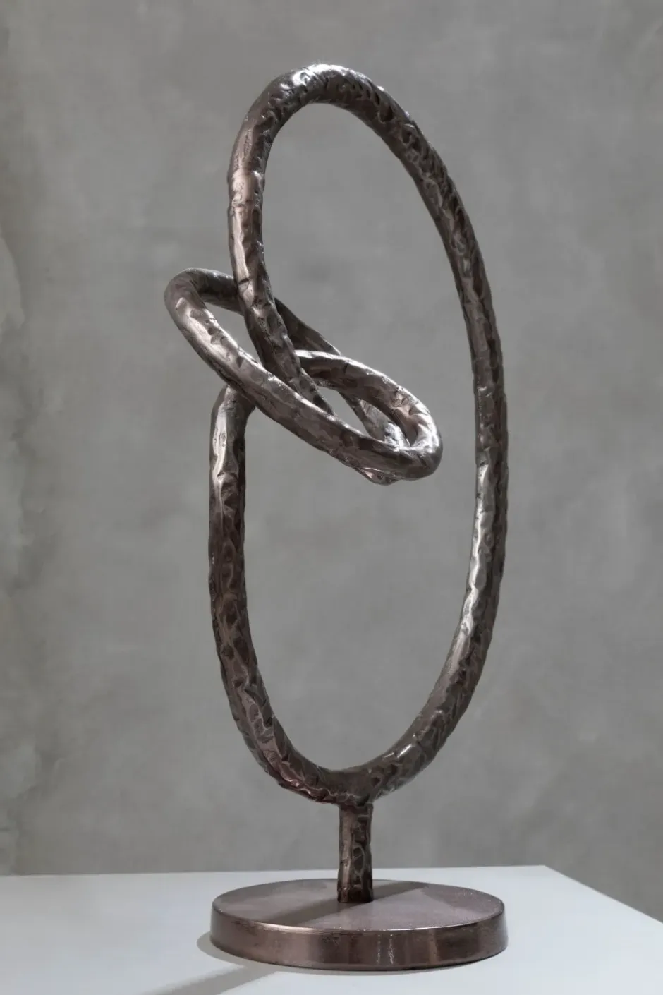 Statues & Sculptures Table Top|Abstract^Orbitus 52cm Bronze Metal Indoor Sculpture