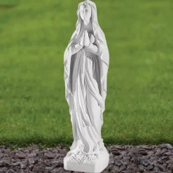 Statues & Sculptures Virgin Mary^Our Lady of Lourdes 40cm Marble Resin Garden Statue