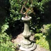 Statues & Sculptures Armillary Sundials^Pedestal Grand Armillary Stone Garden Sundial