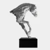 Statues & Sculptures Giant|Floor Standing^Pixel Horse 200cm Silver Metal Garden Sculpture