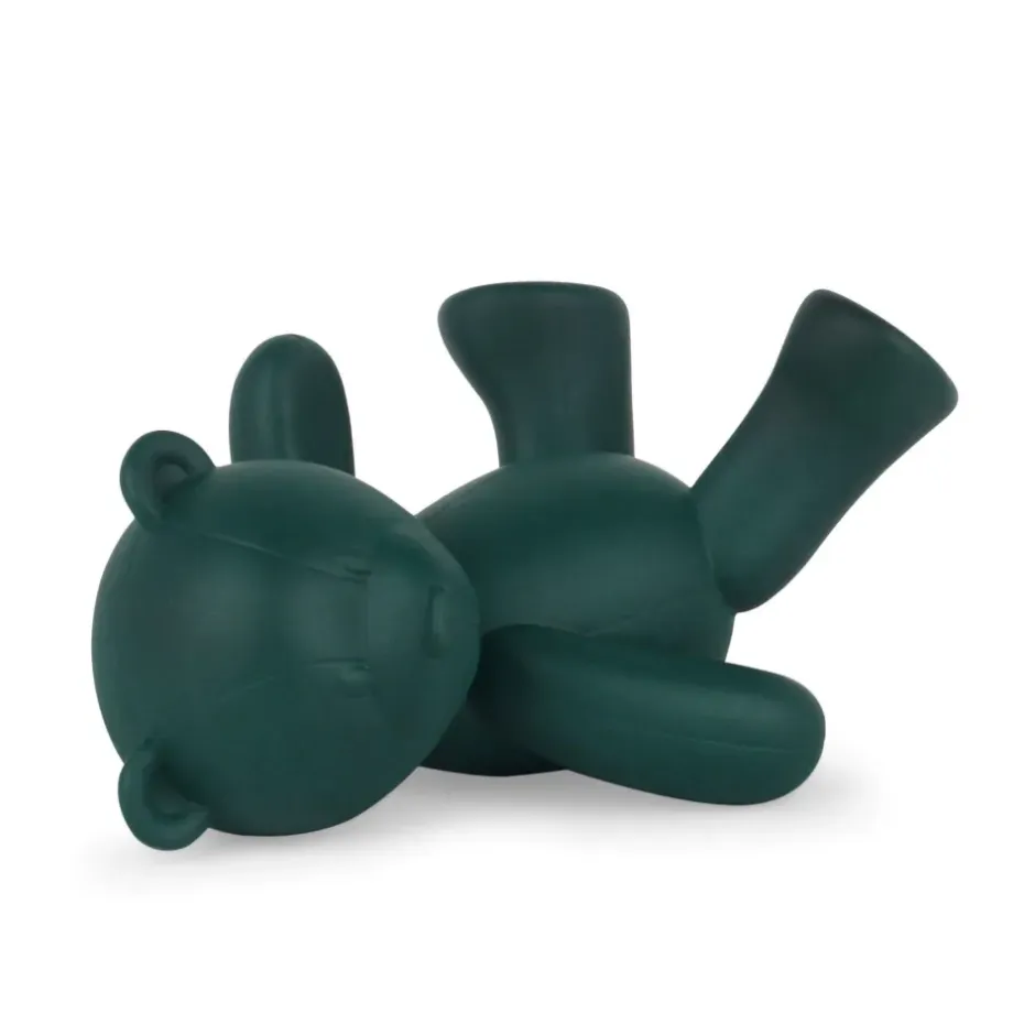 Statues & Sculptures Table Top|Animals^Playful Bear 15cm Green Resin Indoor Sculpture