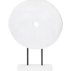 Statues & Sculptures Table Top|Abstract^Polar Perfection 43cm White Wood Indoor Sculpture
