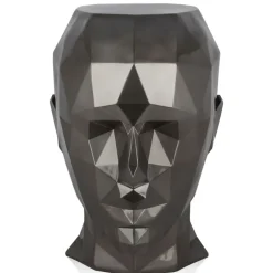 Statues & Sculptures Low Poly|Contemporary^Polygon Female Head 55cm Anthracite Side Table Sculpture