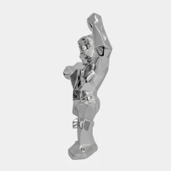Statues & Sculptures Table Top|Floor Standing^Polygon Gorilla 50cm Chrome Resin Indoor Sculpture