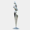 Statues & Sculptures Giant|Floor Standing^Raindrop Dream 215cm Silver Metal Garden Sculpture