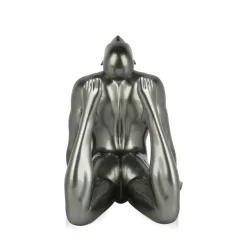 Statues & Sculptures Figurative|Table Top^Rising Core 24cm Anthracite Resin Indoor Sculpture