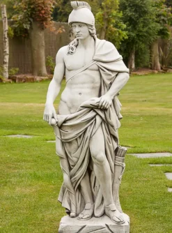 Statues & Sculptures Roman^Roman Gladiator & Goddess Stone Garden Statues