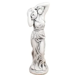Statues & Sculptures Roman^Roman Goddess with Urn 84cm Stone Resin Garden Statue