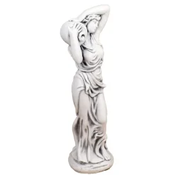 Statues & Sculptures Roman^Roman Goddess with Urn 84cm Stone Resin Garden Statue