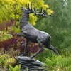Statues & Sculptures Stags & Deers^Royal Deer 213cm Bronze Metal Garden Statue