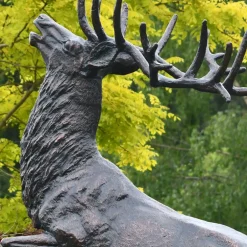Statues & Sculptures Stags & Deers^Royal Deer 213cm Bronze Metal Garden Statue