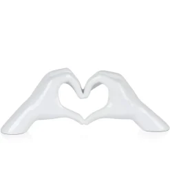 Statues & Sculptures Table Top|Contemporary^Sacred Love 15cm White Resin Indoor Sculpture
