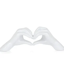 Statues & Sculptures Table Top|Contemporary^Sacred Love 15cm White Resin Indoor Sculpture