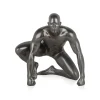 Statues & Sculptures Figurative|Table Top^Shadow Protector 24cm Anthracite Resin Indoor Sculpture